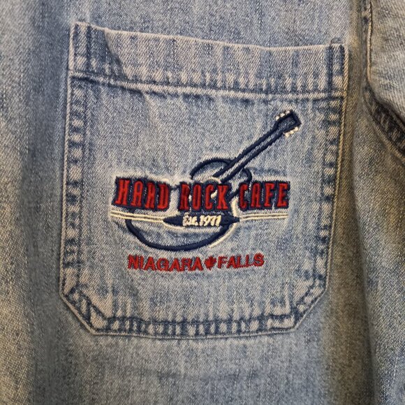 Hard Rock Cafe  Button Up XL - Picture 2 of 3